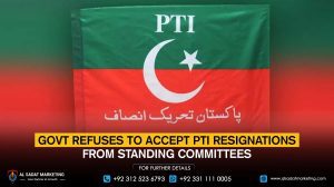 Govt refuses to accept PTI resignations from standing committees