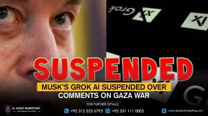 Musk’s Grok AI suspended over comments on Gaza war