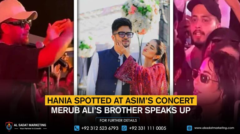 Hania spotted at Asim’s concert: Merub Ali’s brother speaks up
