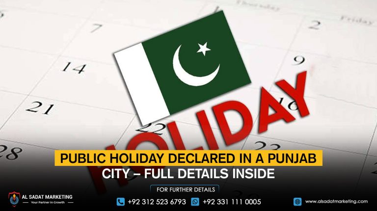 Public holiday declared in a Punjab city – full details inside