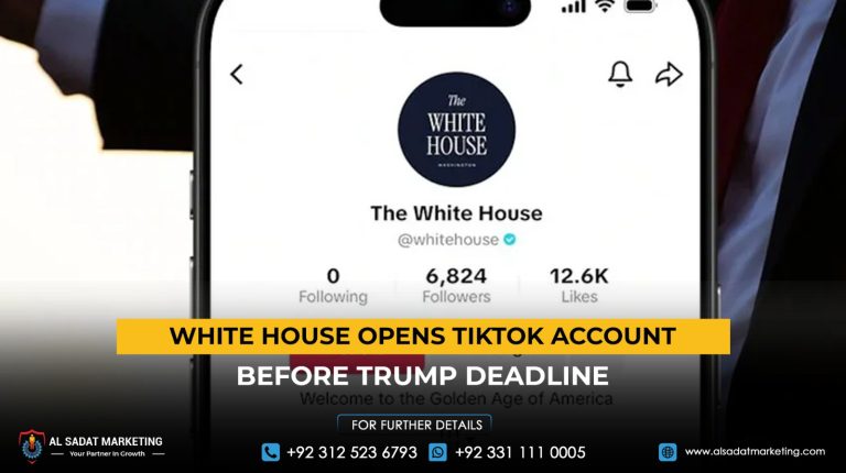 White House opens TikTok account before Trump deadline