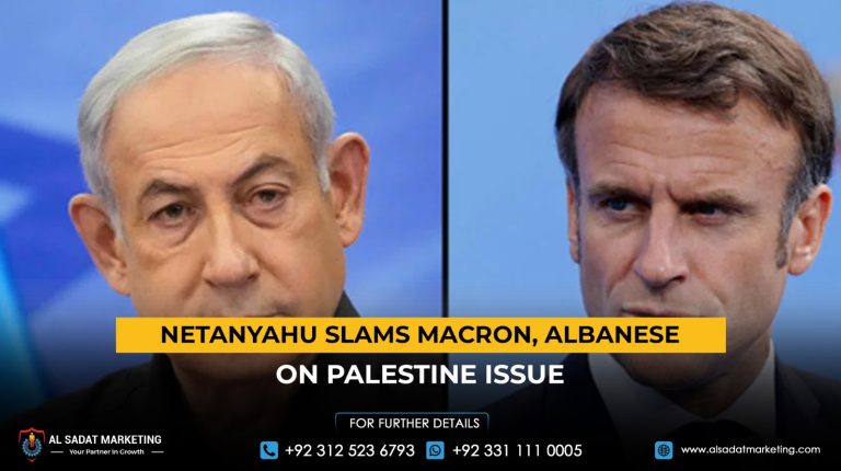 Netanyahu slams Macron, Albanese on Palestine issue