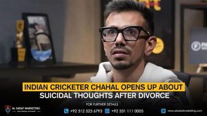 Indian cricketer Chahal opens up about suicidal thoughts after divorce