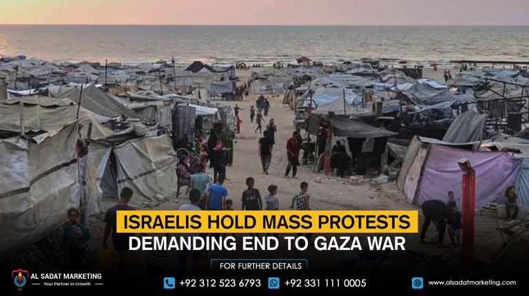 Israelis Hold Mass Protests Demanding End to Gaza War