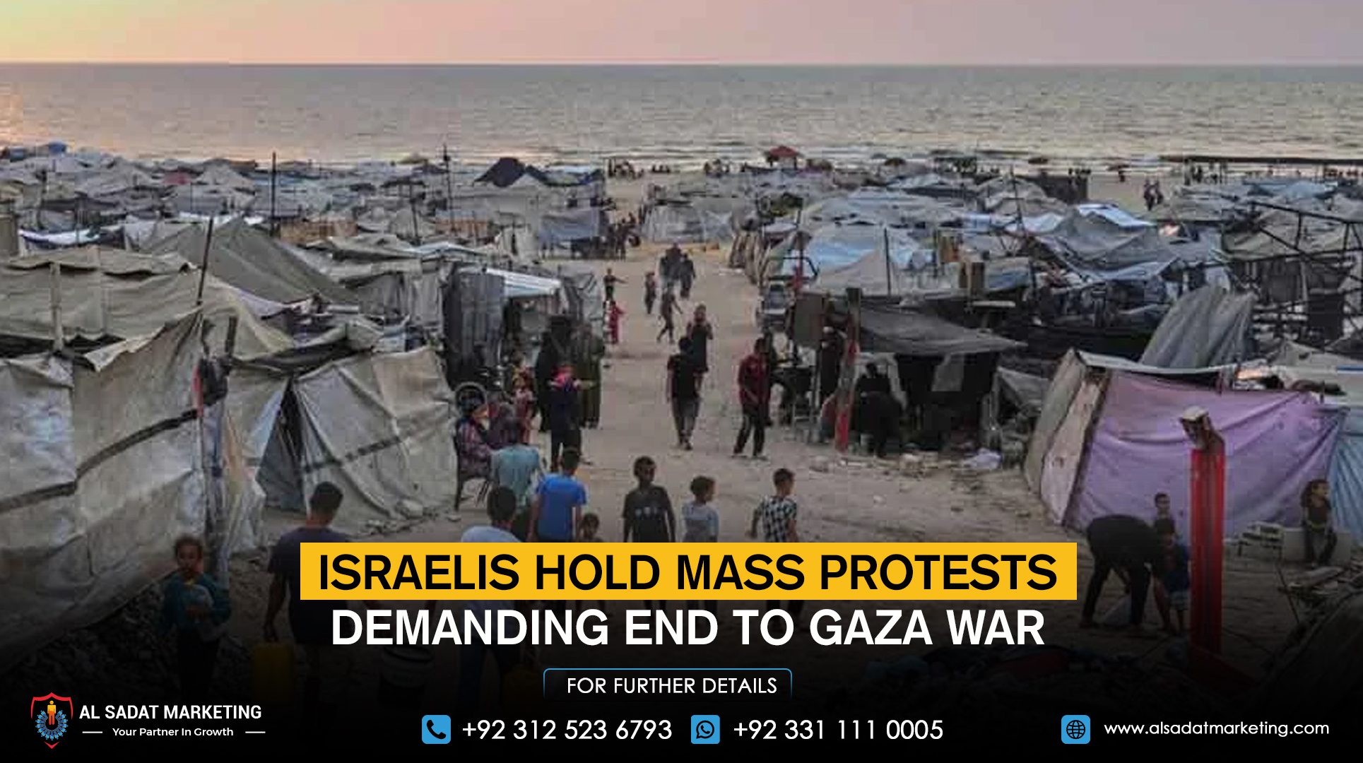 Israelis Hold Mass Protests Demanding End to Gaza War