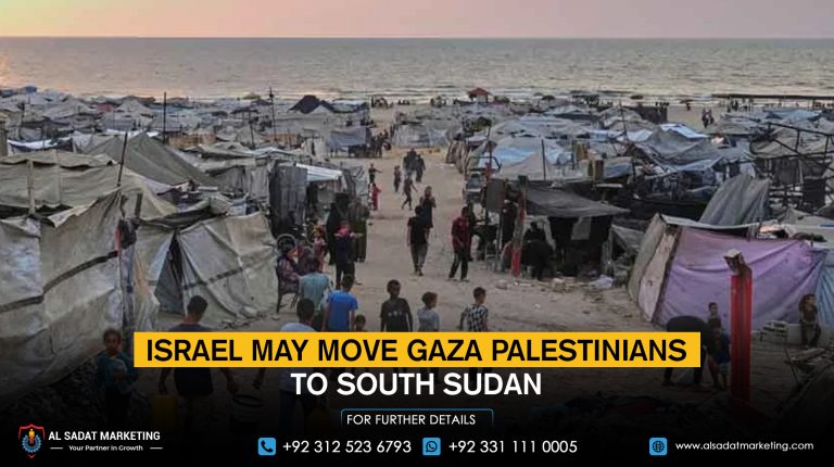 Israel may move the Gaza Palestinians to South Sudan