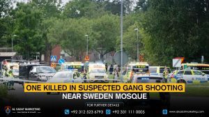 One killed in suspected gang shooting near Swedish mosque