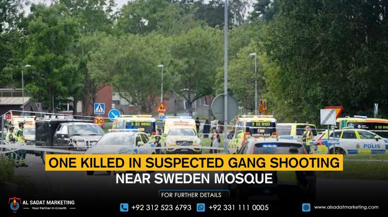 One killed in suspected gang shooting near Swedish mosque