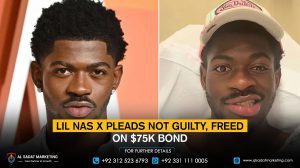 Lil Nas X pleads not guilty, freed on $75K bond