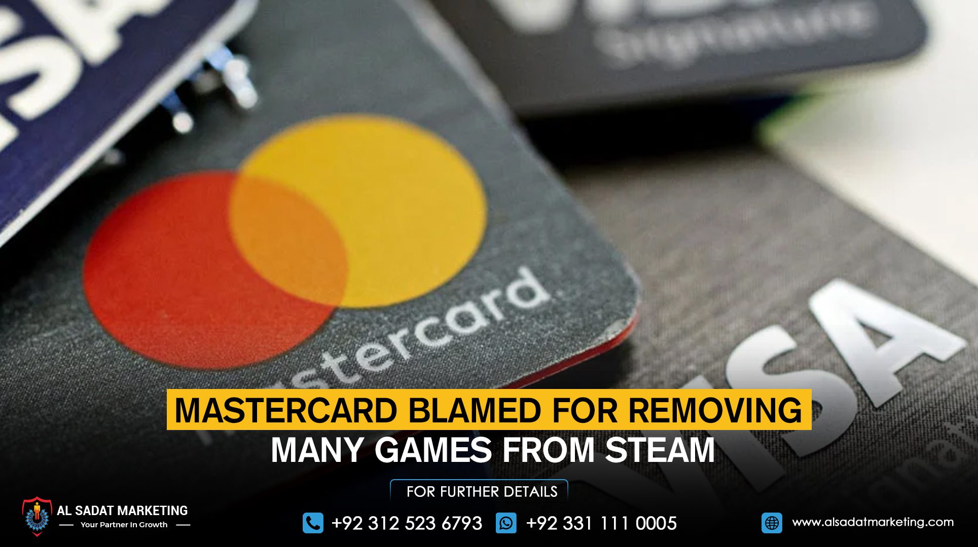Mastercard is blamed for removing many games from Steam
