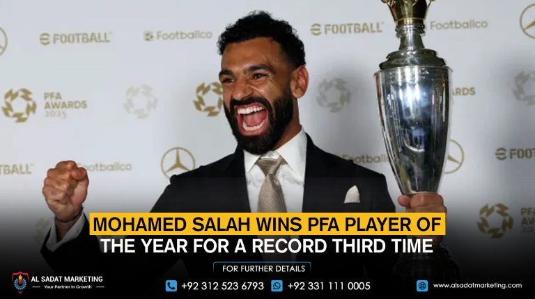 Mohamed Salah wins PFA Player of the Year for a record third time