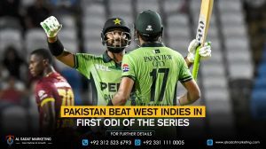 Pakistan beat West Indies in first ODI of the series