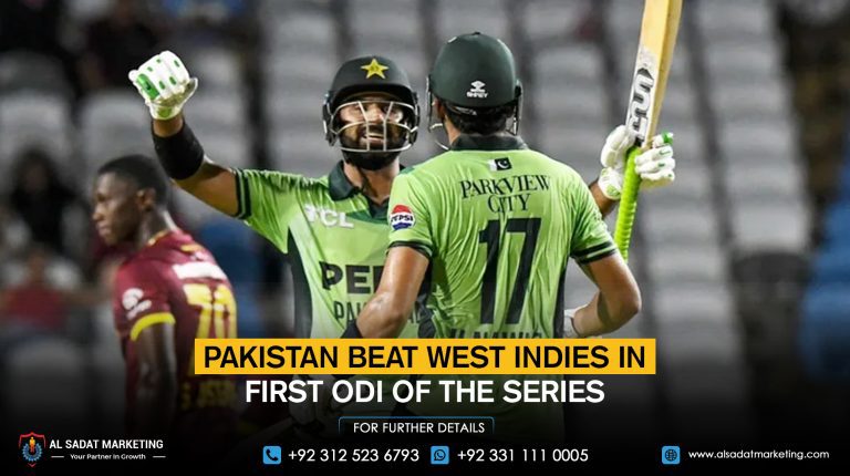 Pakistan beat West Indies in first ODI of the series