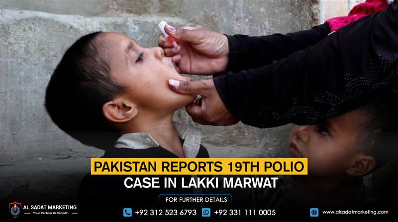 Pakistan reports 19th polio case in Lakki Marwat