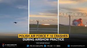 Polish Air Force F-16 Crashes During Airshow Practice