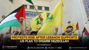 Protests rise after Lebanon supports US plan to disarm Hezbollah