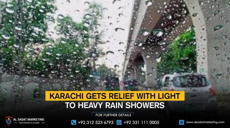 Karachi gets relief with light to heavy rain showers