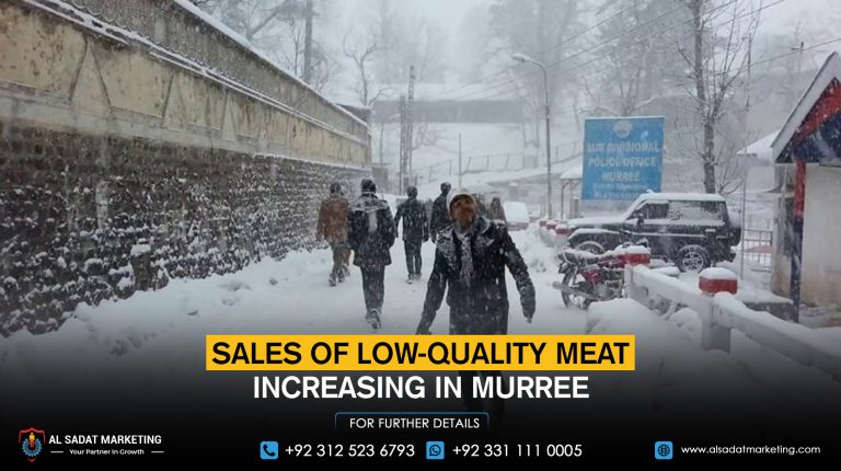 Sales of low-quality meat are increasing in Murree