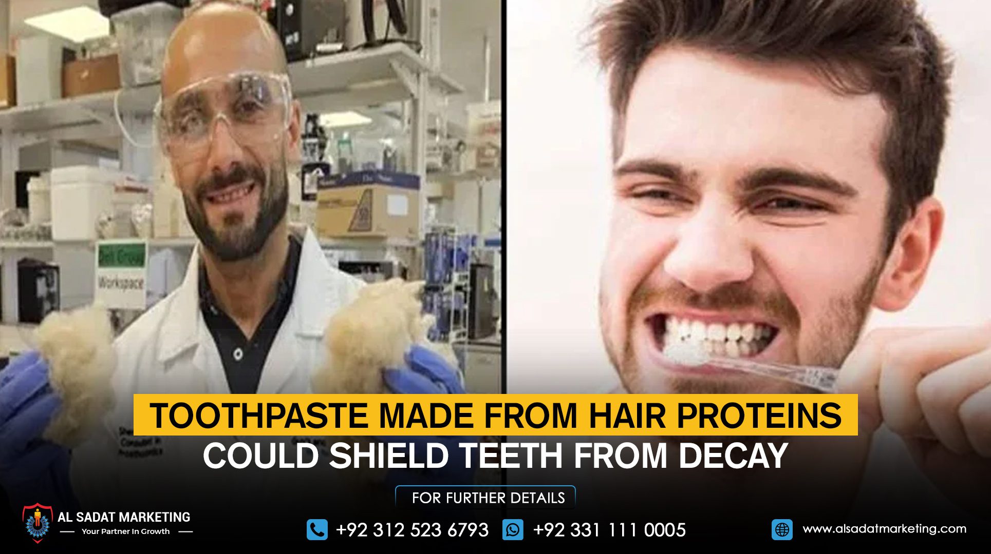 Toothpaste made from hair proteins could shield teeth from decay