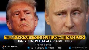 Trump and Putin to discuss Ukraine peace and arms control at Alaska meeting