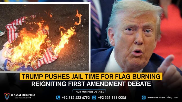 Trump pushes jail time for flag burning, reigniting First Amendment debate