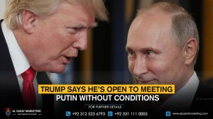 Trump says he’s open to meeting Putin without conditions