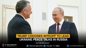 Trump chooses Witkoff to lead Ukraine peace talks in Russia