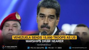 Venezuela sends 15,000 troops as US warships draw nearer