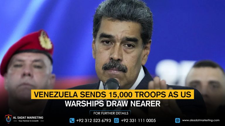 Venezuela sends 15,000 troops as US warships draw nearer