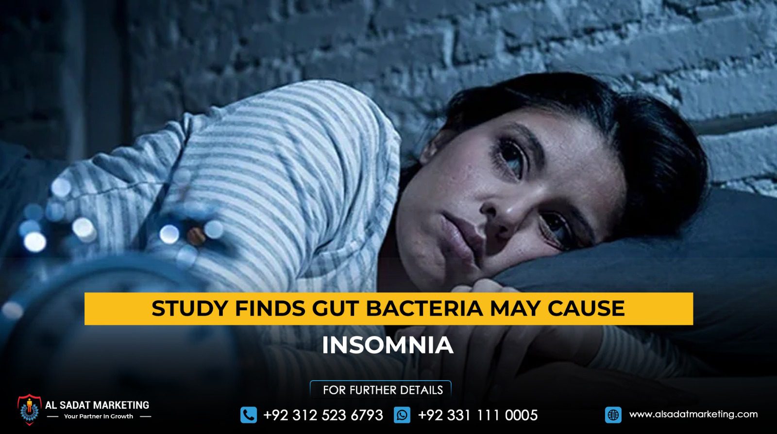 Study finds gut bacteria may cause insomnia