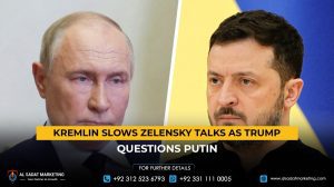 Kremlin slows Zelensky talks as Trump questions Putin