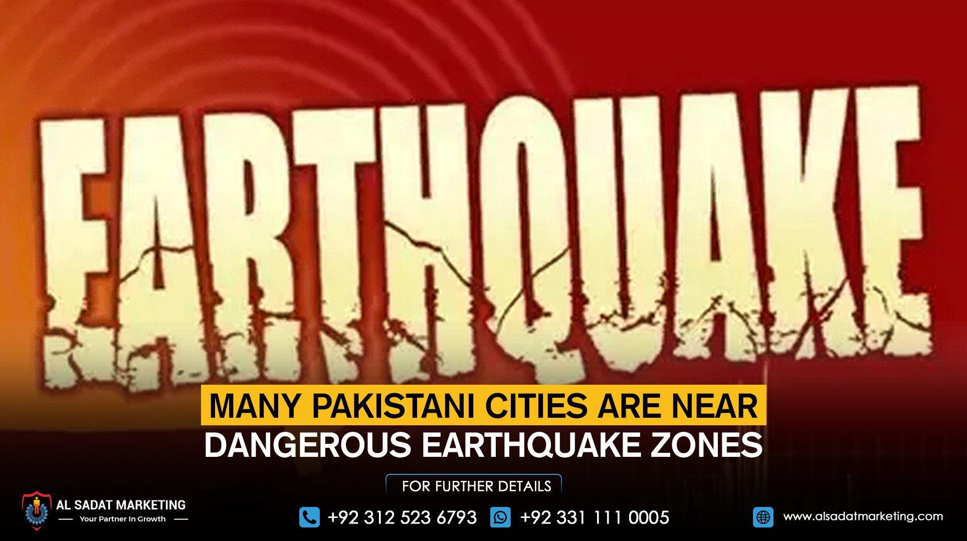 Many Pakistani cities are near dangerous earthquake zones