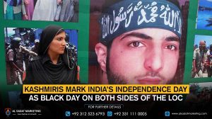 Kashmiris mark India’s Independence Day as Black Day on both sides of the LoC