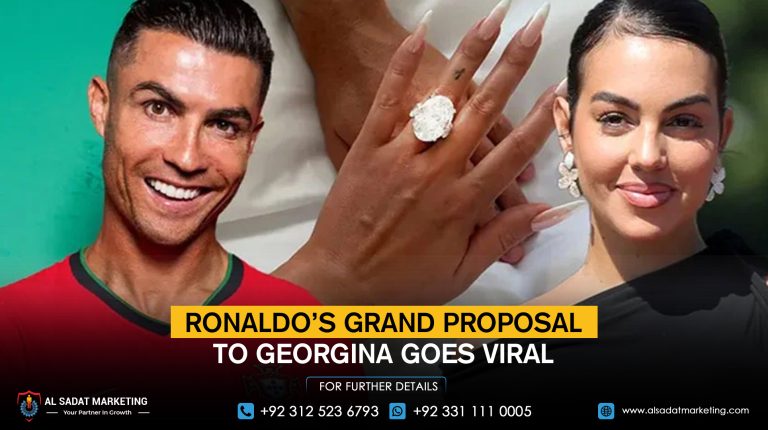 Ronaldo’s grand proposal to Georgina goes viral