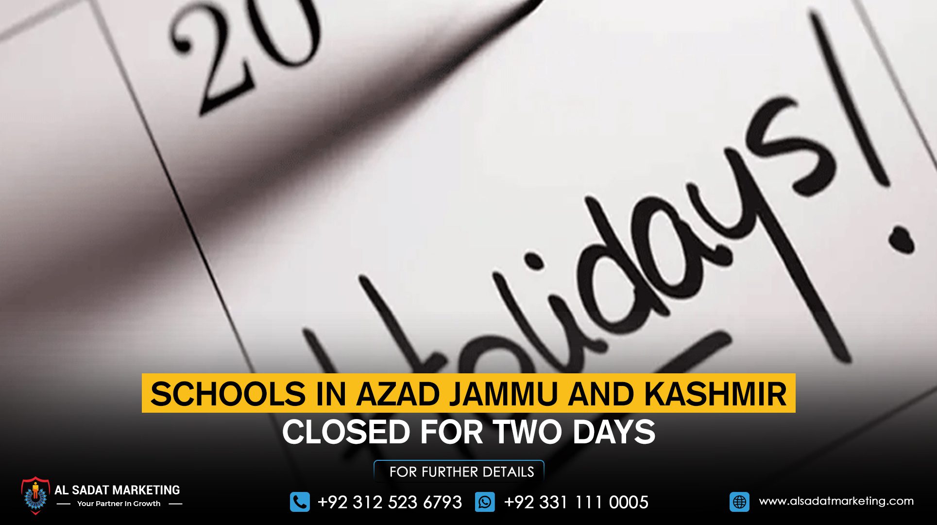 Schools in Azad Jammu and Kashmir closed for two days