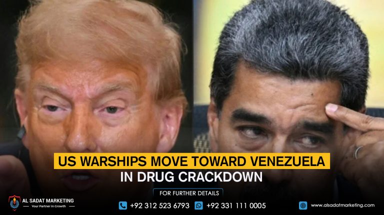 US warships move toward Venezuela in drug crackdown