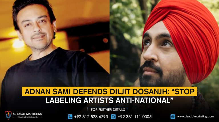 Adnan Sami Defends Diljit Dosanjh: “Stop Labeling Artists Anti-National”