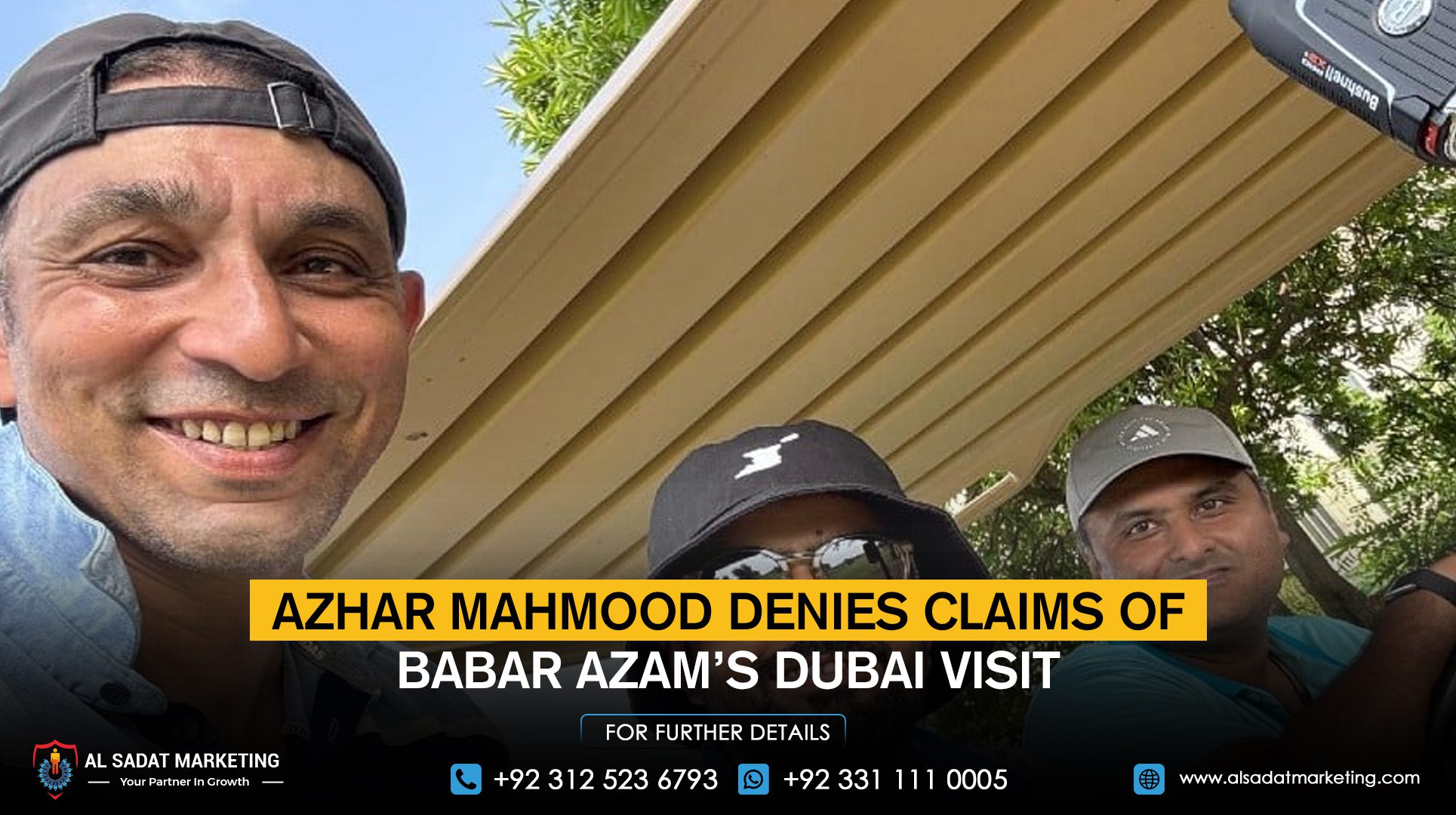 Azhar Mahmood denies claims of Babar Azam’s Dubai visit