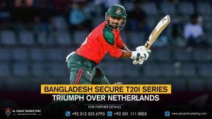 Bangladesh secure T20I series triumph over Netherlands