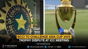 BCCI to Challenge Asia Cup 2025 Trophy Dispute at ICC Meeting