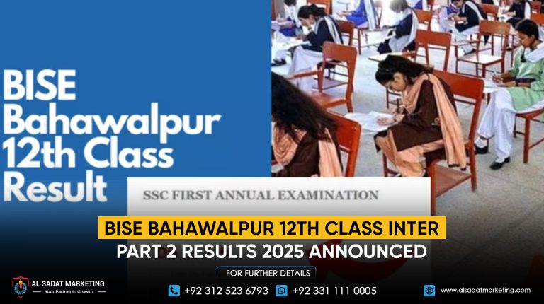 BISE Bahawalpur 12th Class Inter Part 2 Results 2025 announced