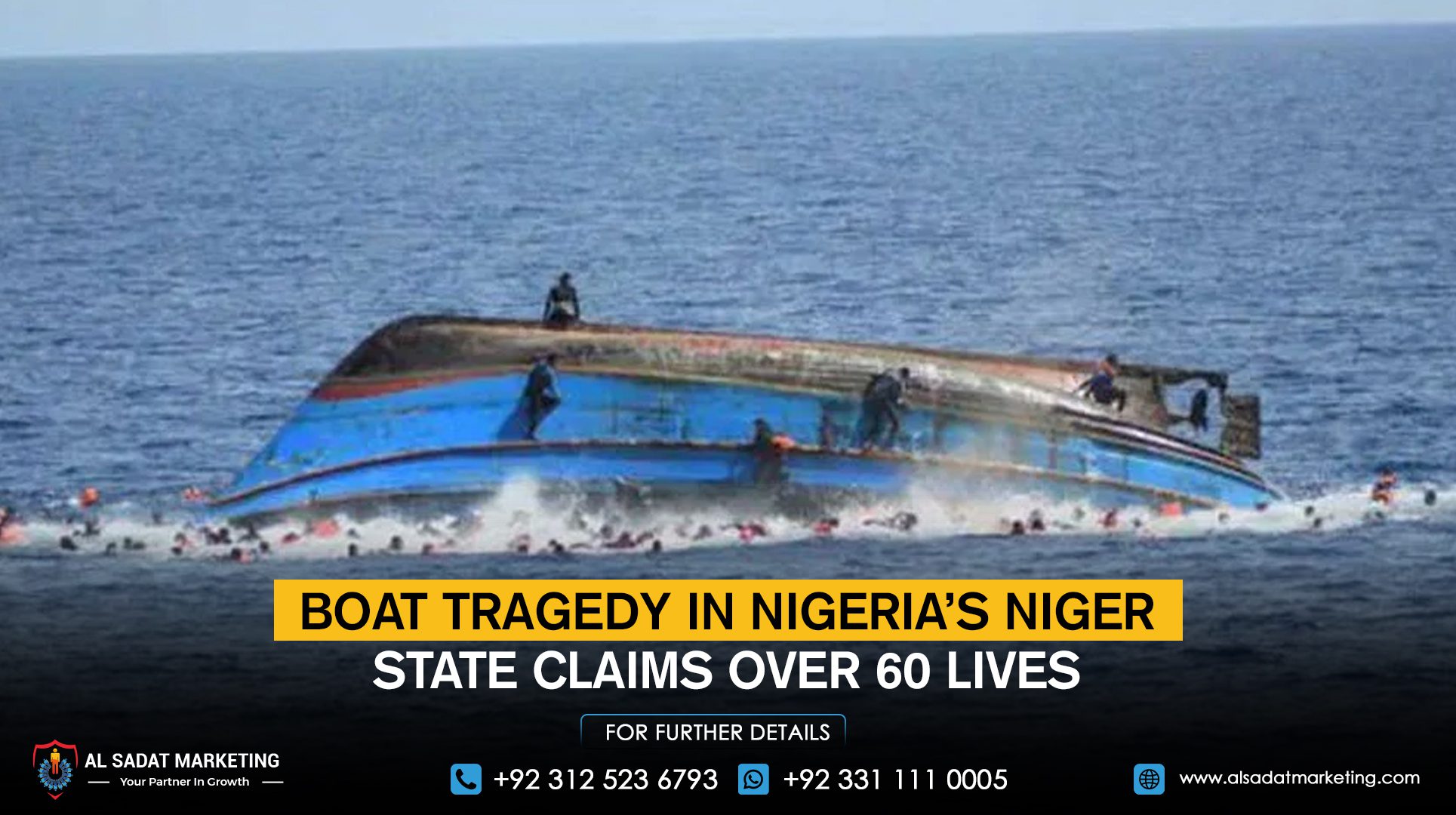 Boat tragedy in Nigeria’s Niger State claims over 60 lives