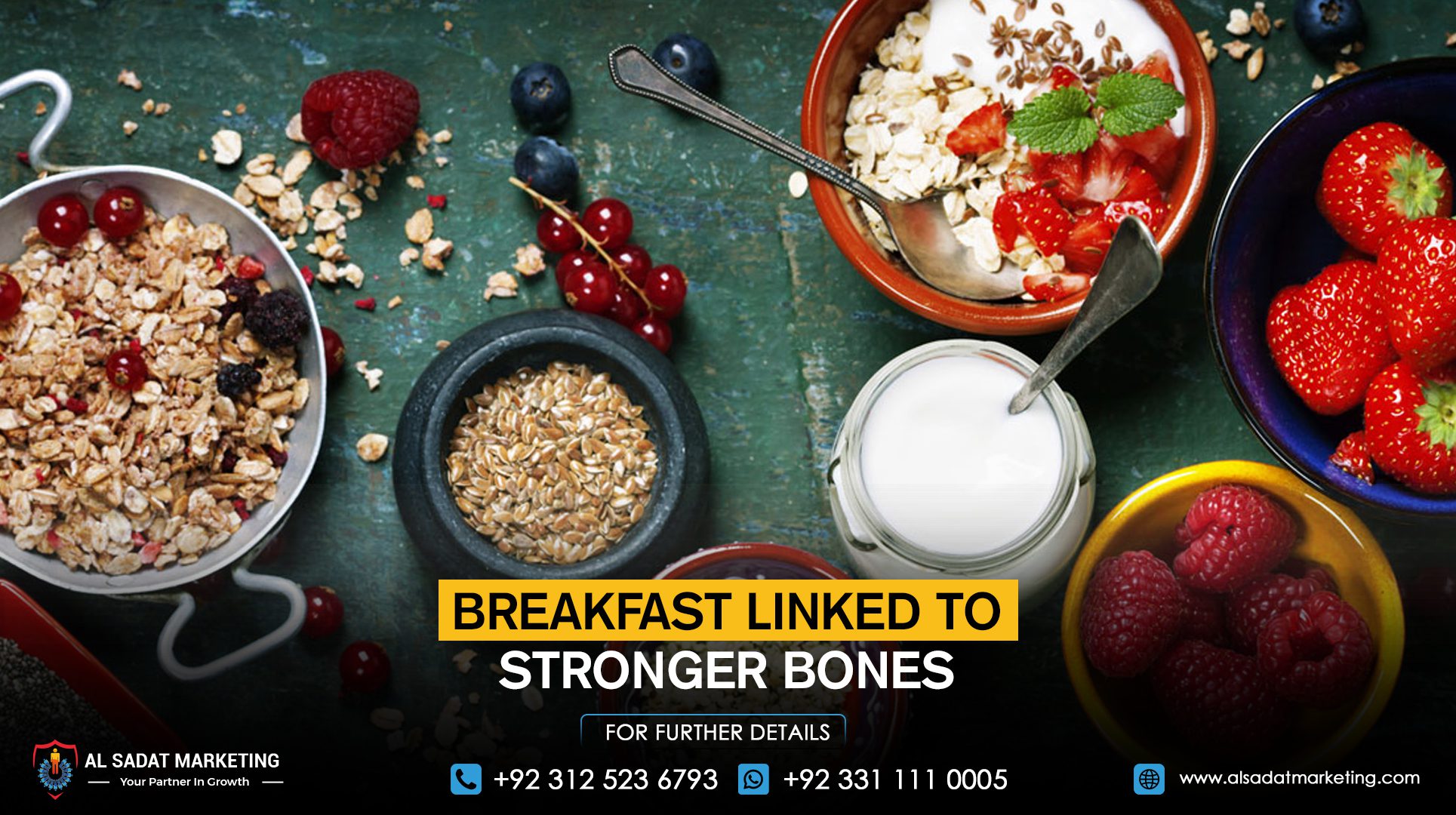 Breakfast linked to stronger bones