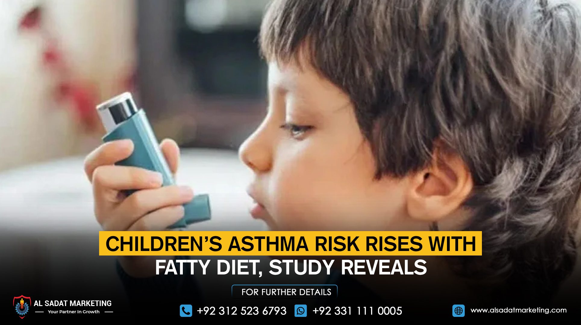 Children’s asthma risk rises with fatty diet, study reveals
