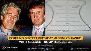 Epstein’s secret birthday album released, with alleged Trump reference