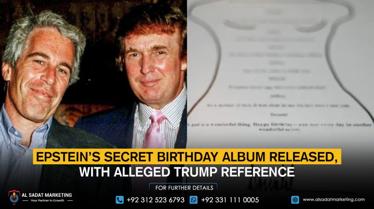 Epstein’s secret birthday album released, with alleged Trump reference
