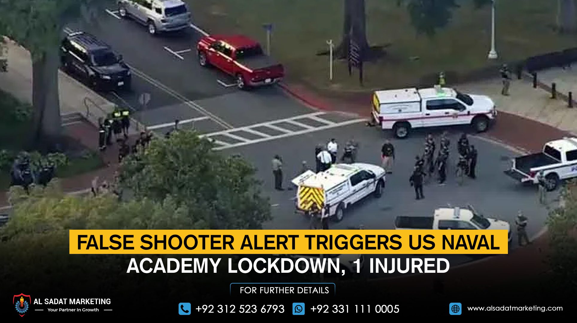 False Shooter Alert Triggers US Naval Academy Lockdown, 1 Injured