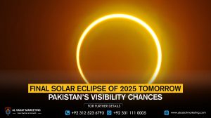 Final solar eclipse of 2025 tomorrow: Pakistan’s visibility chances