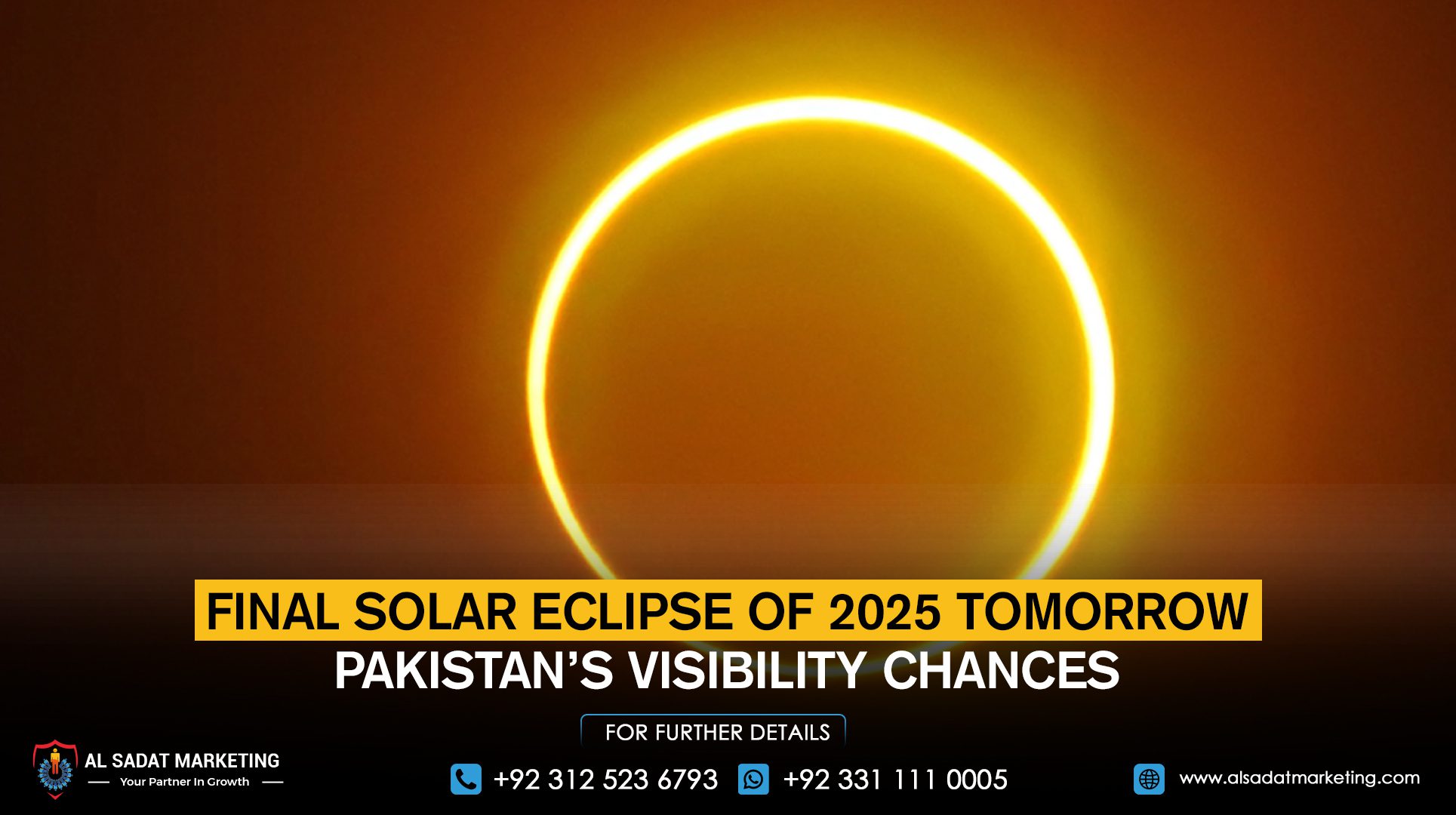 Final solar eclipse of 2025 tomorrow: Pakistan’s visibility chances