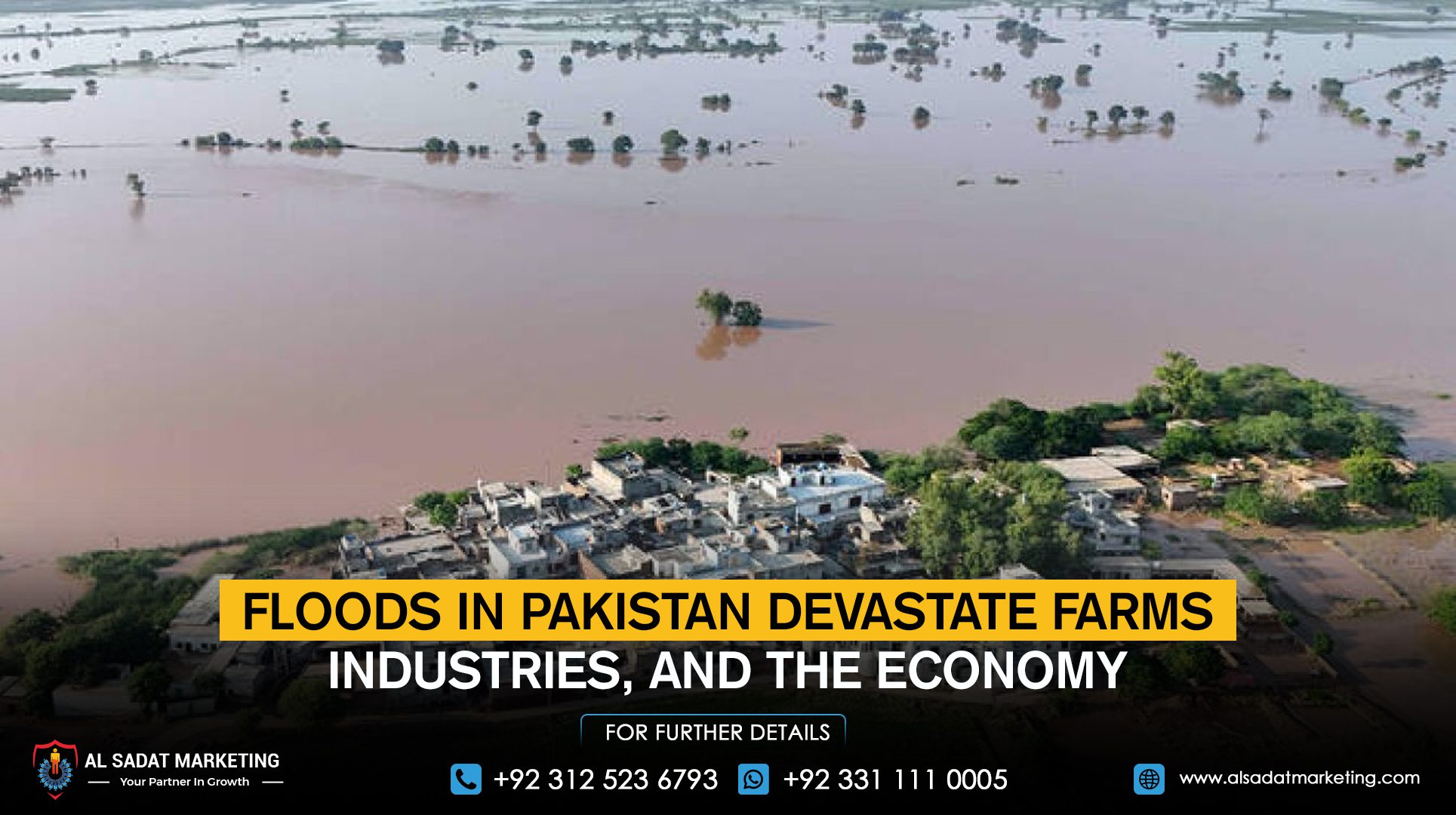 Floods in Pakistan devastate farms, industries, and the economy